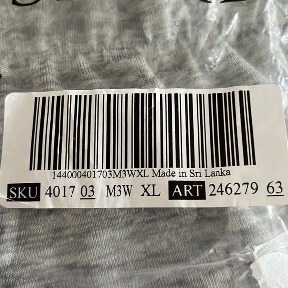 Victorias Secret Tank Top Size XL spaghetti strap Tank Top Heather Gray NWOT - Picture 9 of 9